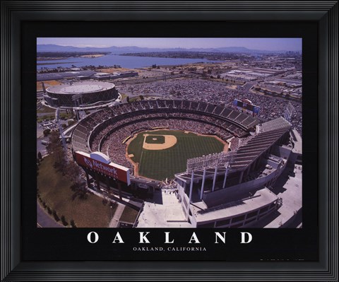 Framed Oakland A&#39;s - Oakland,Ca Print