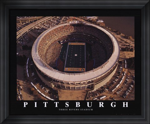Framed Pittsburgh - Three Rivers Stadium Print