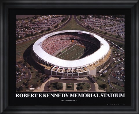 Framed RFK Memorial Stadium - Washington DC Print