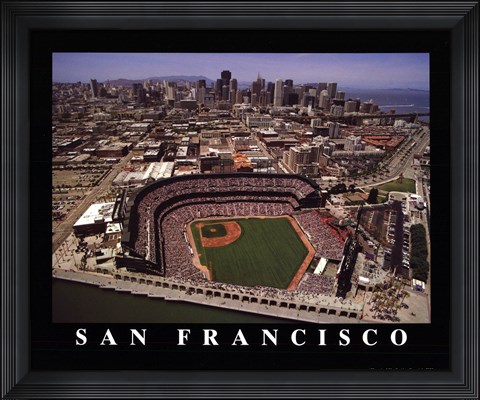 Framed Sf Ca - Pac Bell Ballpark Print