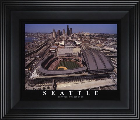 Framed Seattle - Safeco Field Print