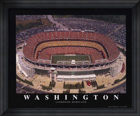 Framed Washington - Fedex Field - Redskins Print