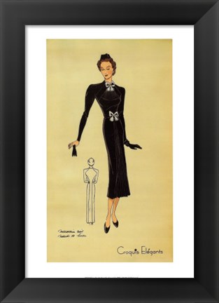 Framed Ladies Fashion II Print