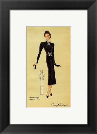 Framed Ladies Fashion II Print