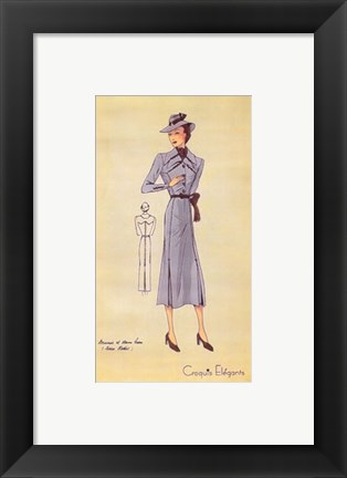 Framed Ladies Fashion IV Print