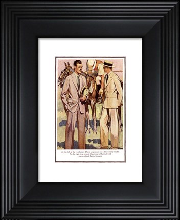 Framed Baskins Fashions IV Print