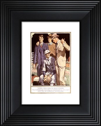 Framed Baskins Fashions V Print