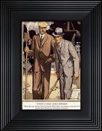 Framed Baskins Fashions VII Print