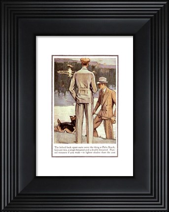 Framed Baskins Fashions IX Print