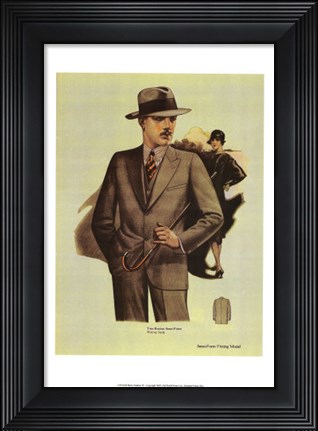 Framed Mens Fashion I Print