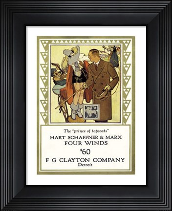 Framed Hart Four Winds Print