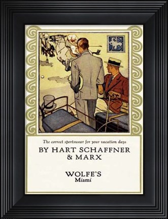 Framed Hart Polo Print