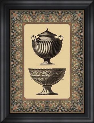 Framed Renaissance Urn I Print