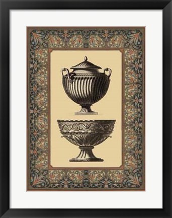 Framed Renaissance Urn I Print