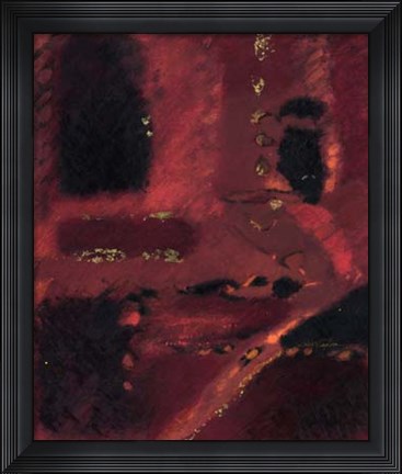 Framed Red Mirage I Print