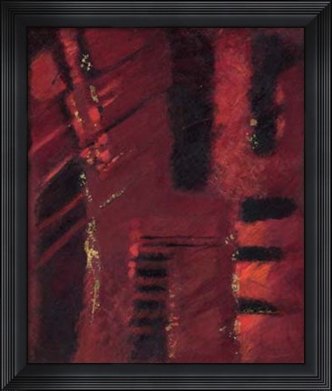 Framed Red Mirage II Print