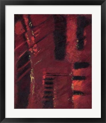 Framed Red Mirage II Print