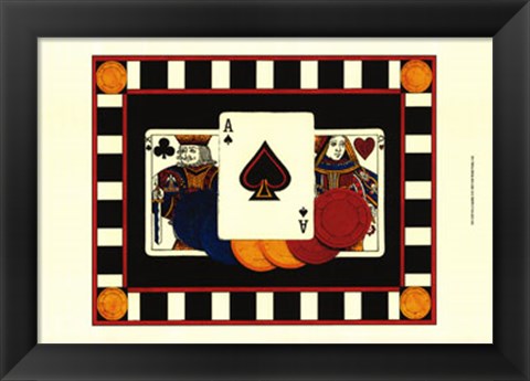 Framed It&#39;s a Gamble II Print