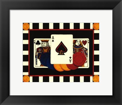 Framed It&#39;s a Gamble II Print