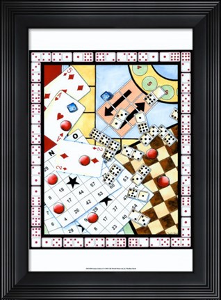 Framed Games Galore I Print