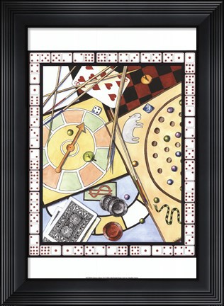 Framed Games Galore II Print