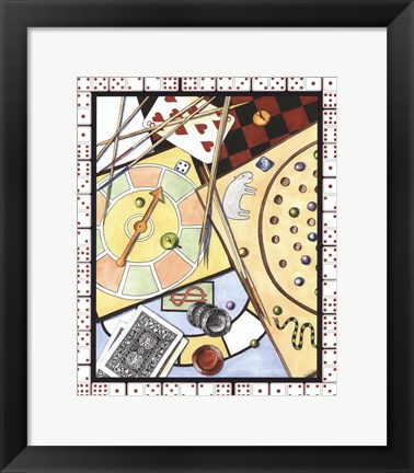 Framed Games Galore II Print