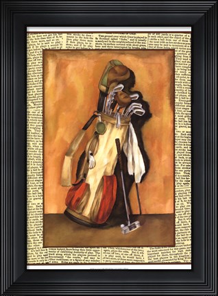 Framed Tee it Up I Print