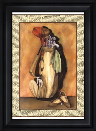 Framed Tee it Up II Print