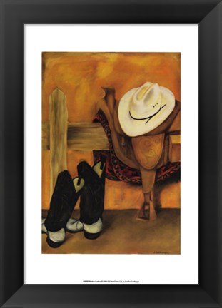 Framed Modern Cowboy Print