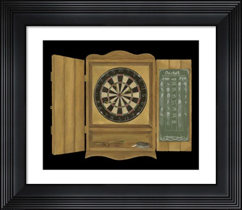 Framed Darts I Print