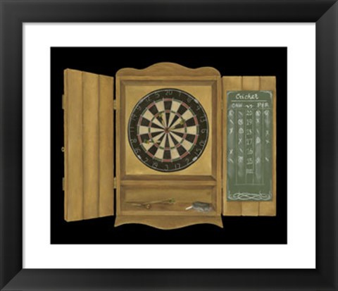 Framed Darts I Print