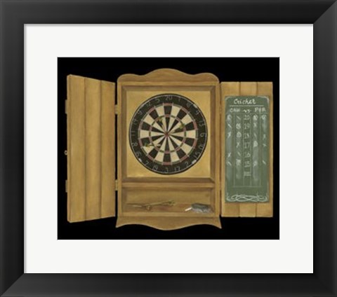 Framed Darts I Print