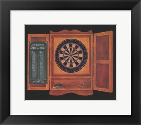 Framed Darts II Print