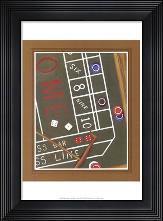 Framed Mama Needs a New Pair of Shoes (Craps) Print