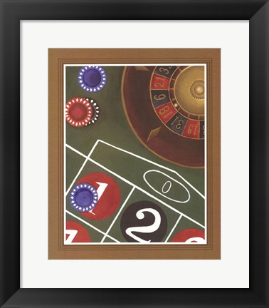 Framed One for the Money Print