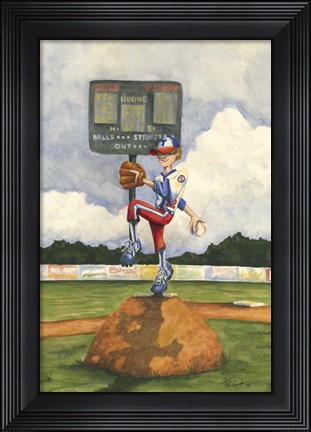 Framed Strike Out Print