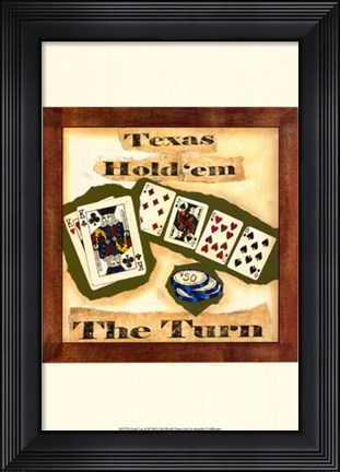 Framed Hold 'em II Print
