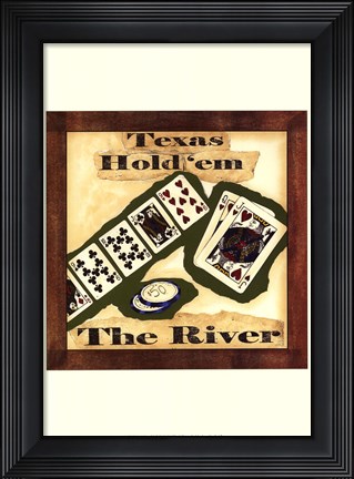 Framed Hold 'em IV Print