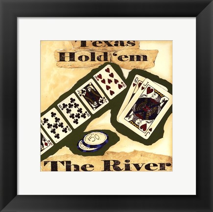 Framed Hold &#39;em IV Print