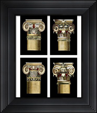 Framed Miniature Capitals Print