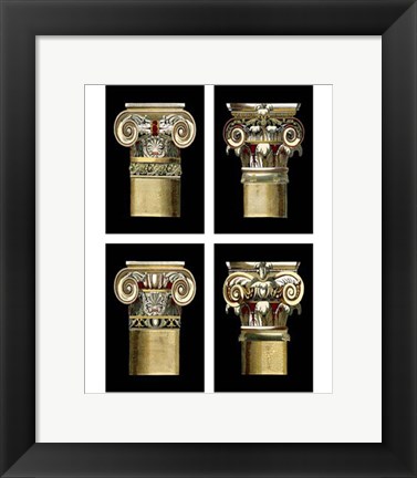 Framed Miniature Capitals Print