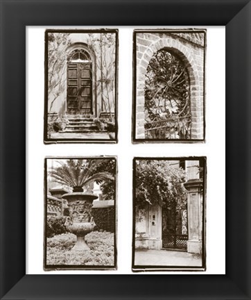 Framed Old World Architecturals Print