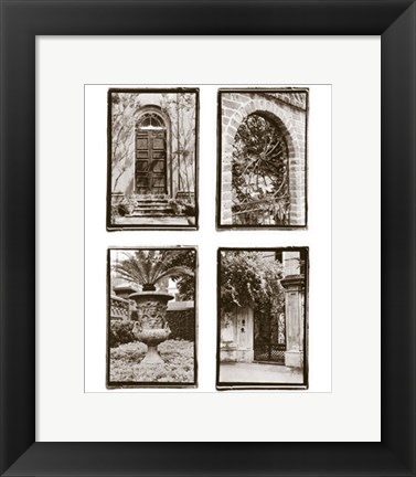 Framed Old World Architecturals Print