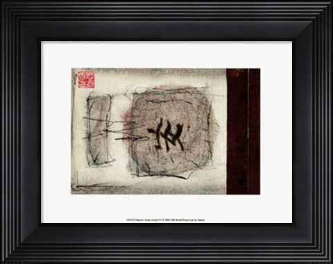 Framed Asian Jewels IV Print