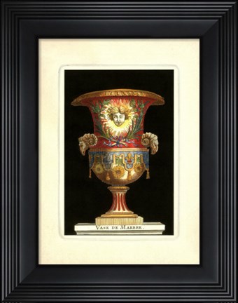 Framed Vase with Sunflowers Print