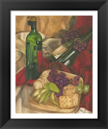 Framed Wine Indulgences I Print