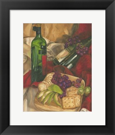 Framed Wine Indulgences I Print