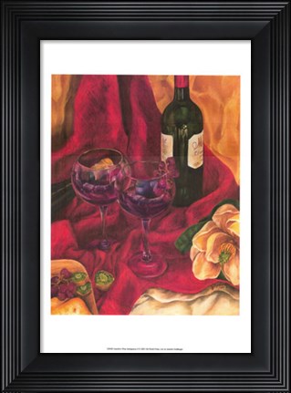 Framed Wine Indulgences II Print