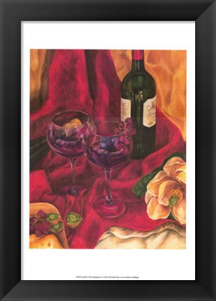 Framed Wine Indulgences II Print