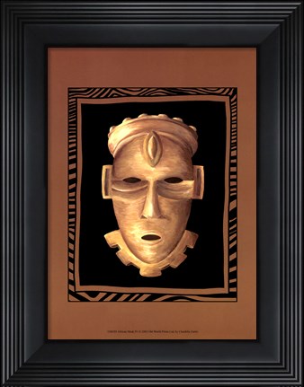 Framed African Mask IV Print